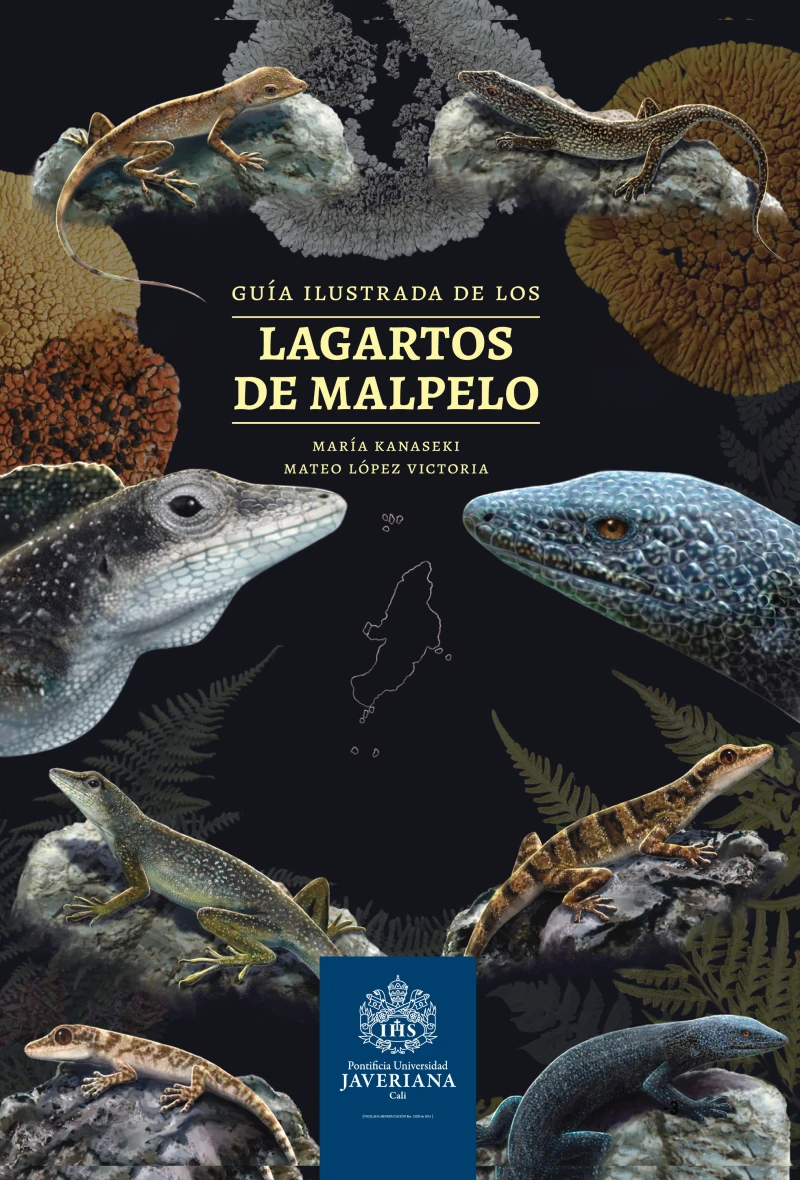 Portada: Guía ilustrada de los lagartos de Malpelo
