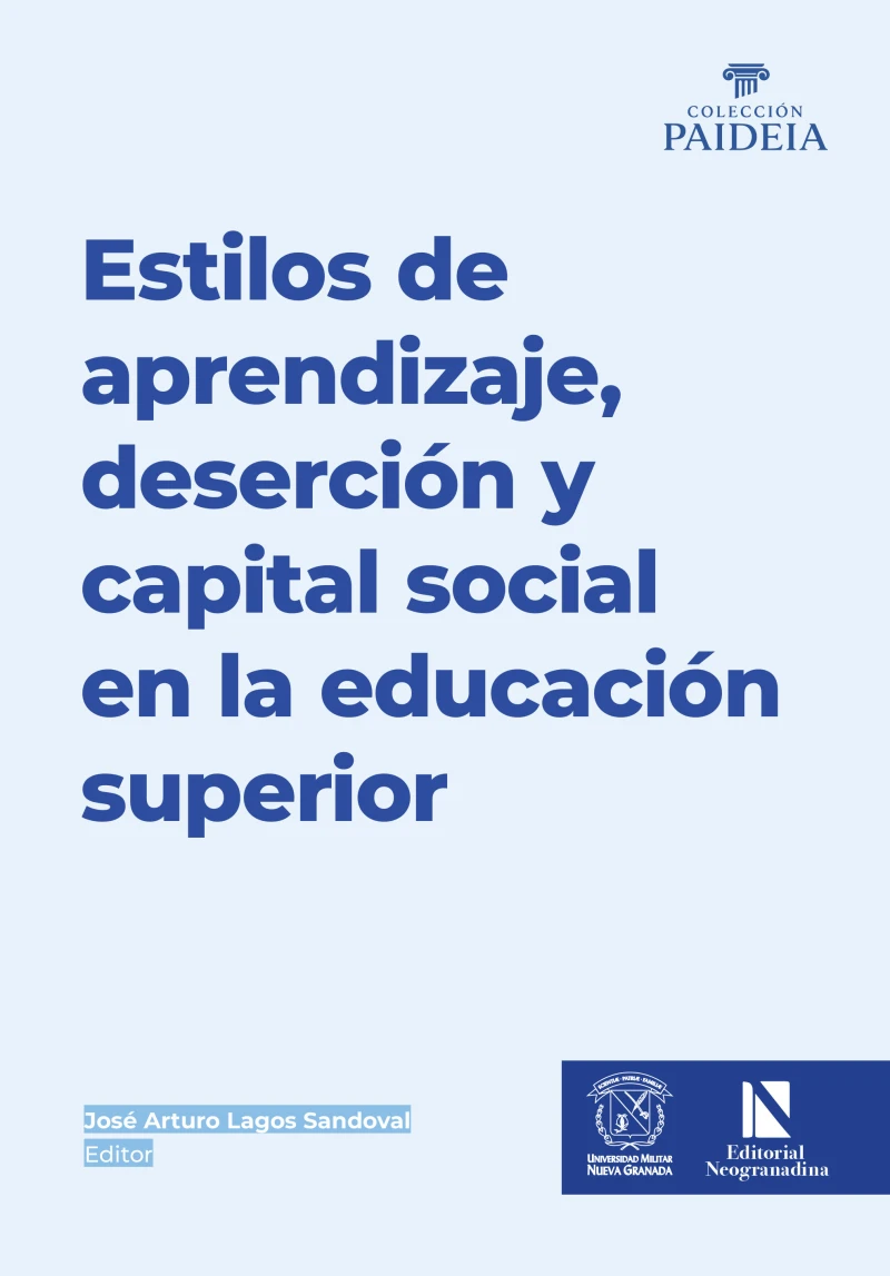 Portada: Estilos de aprendizaje, deserción y capital social en la educación superior