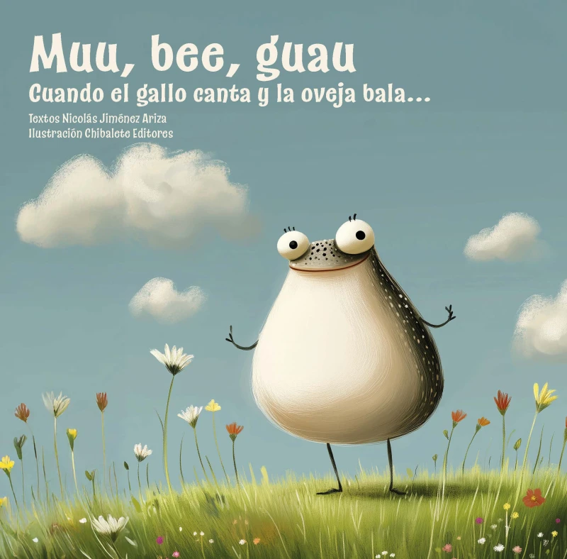 Portada: Muu, bee, guau. Cuando el gallo canta y la oveja bala…