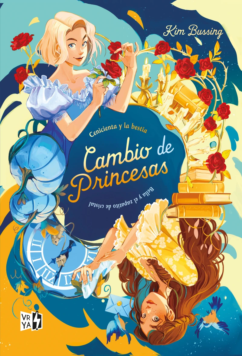 Portada: Cambio de princesas: Cenicienta y la Bestia
