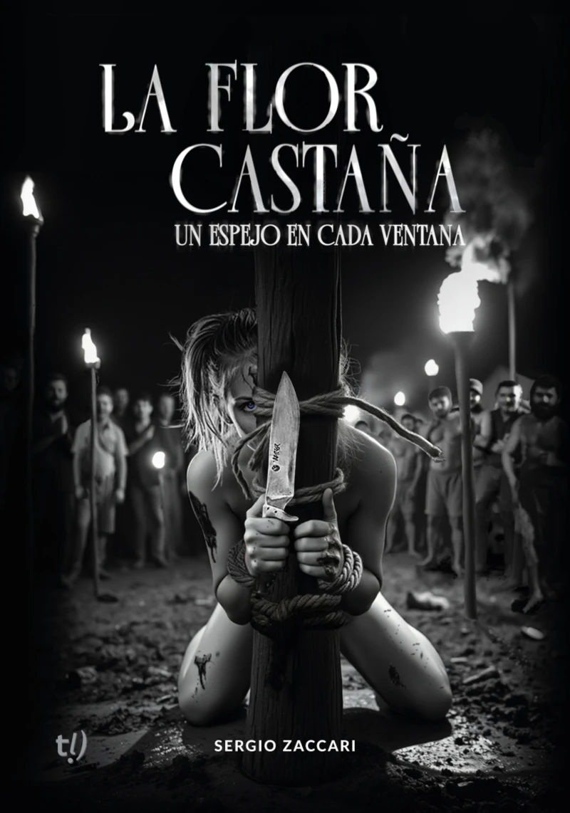 Portada: La flor castaña. Un espejo en cada ventana