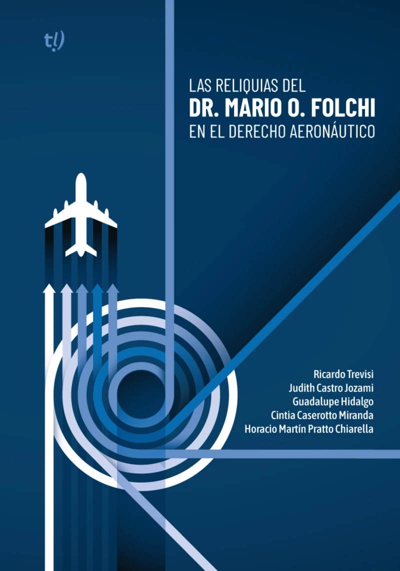 Portada:  Las reliquias del Dr. Mario O. Folchi en el derecho aeronáutico
