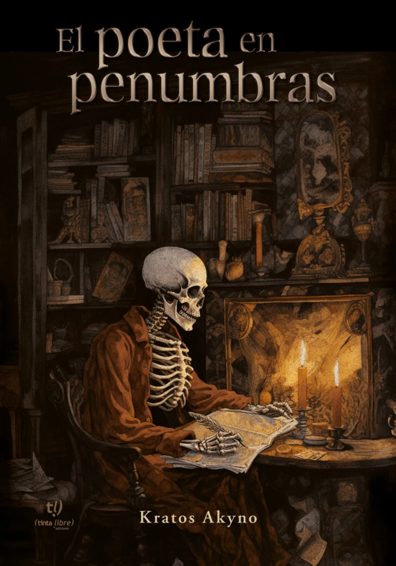 Portada: El poeta en penumbras