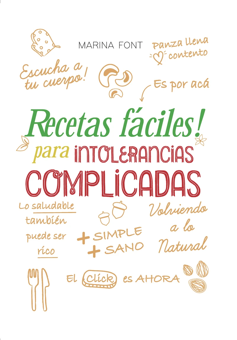 Portada: Recetas fáciles para intolerancias complicadas