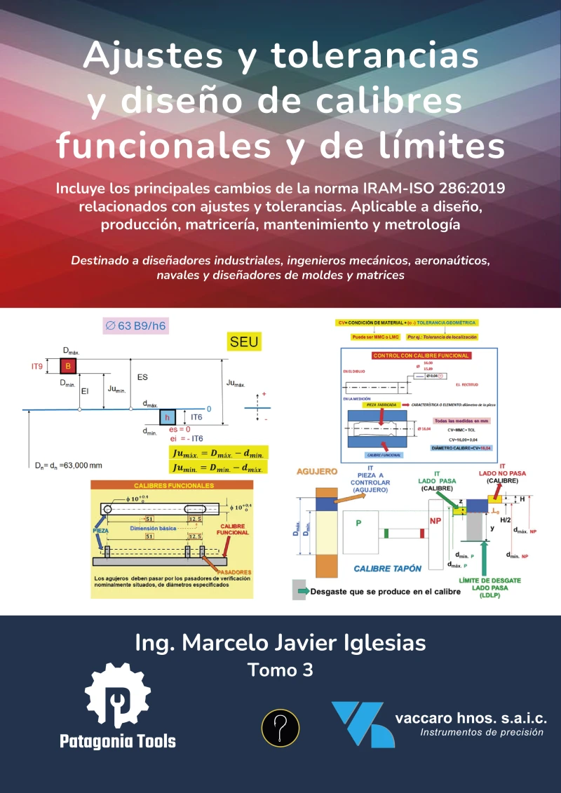 Portada: Ajustes y tolerancias y diseño de calibres funcionales y de límites