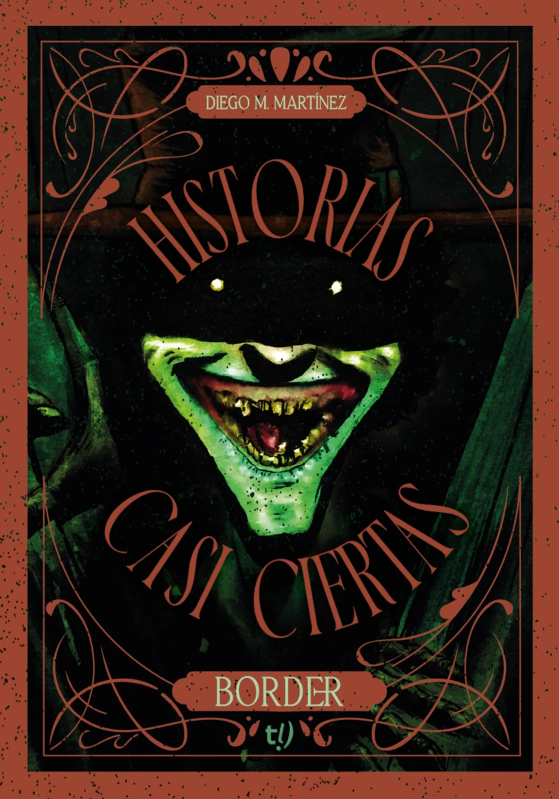 Portada: Historias casi ciertas. Border