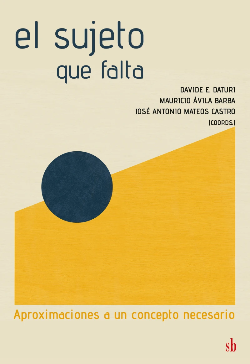 Portada: El sujeto que falta