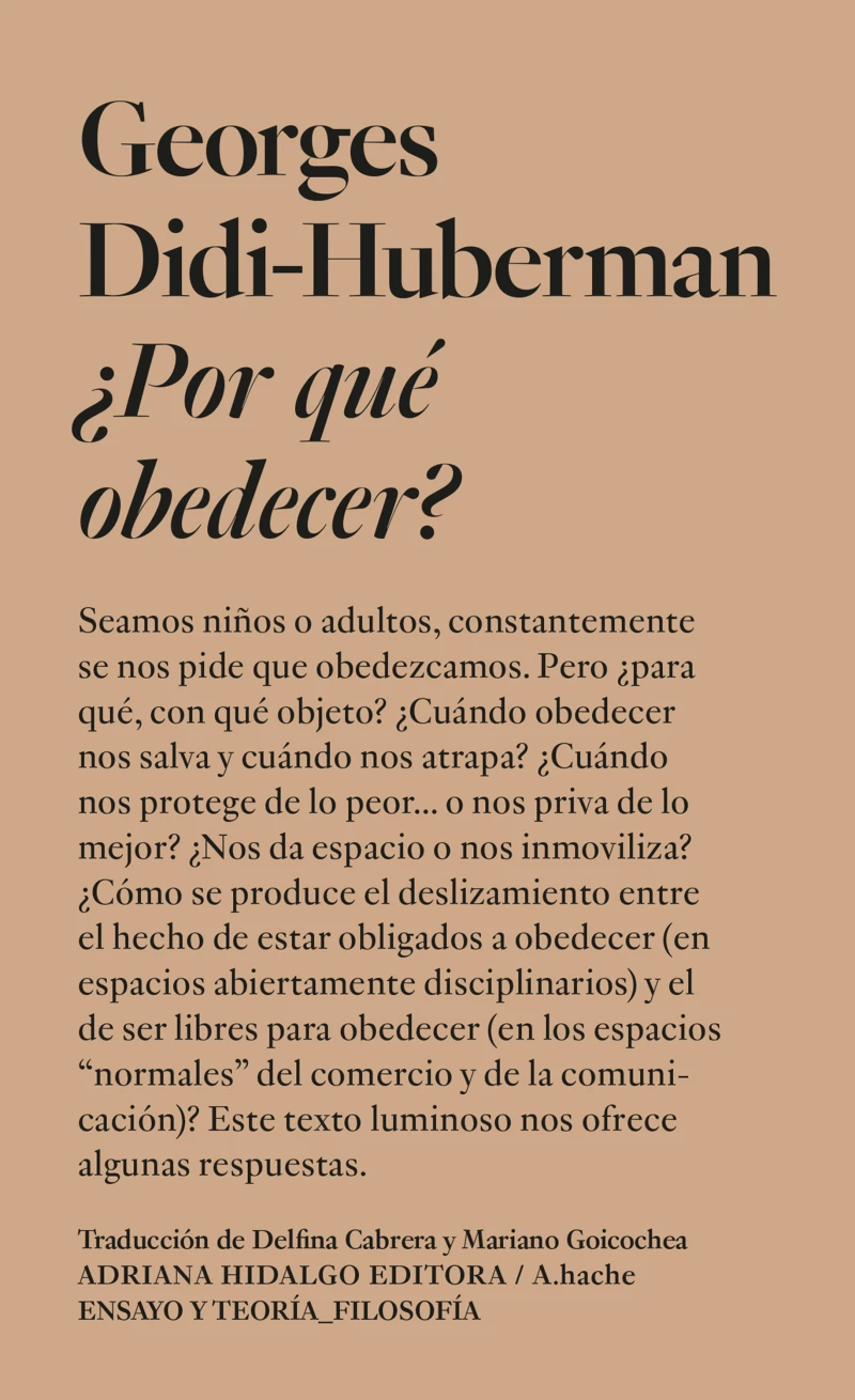 Portada: ¿Por qué obedecer?