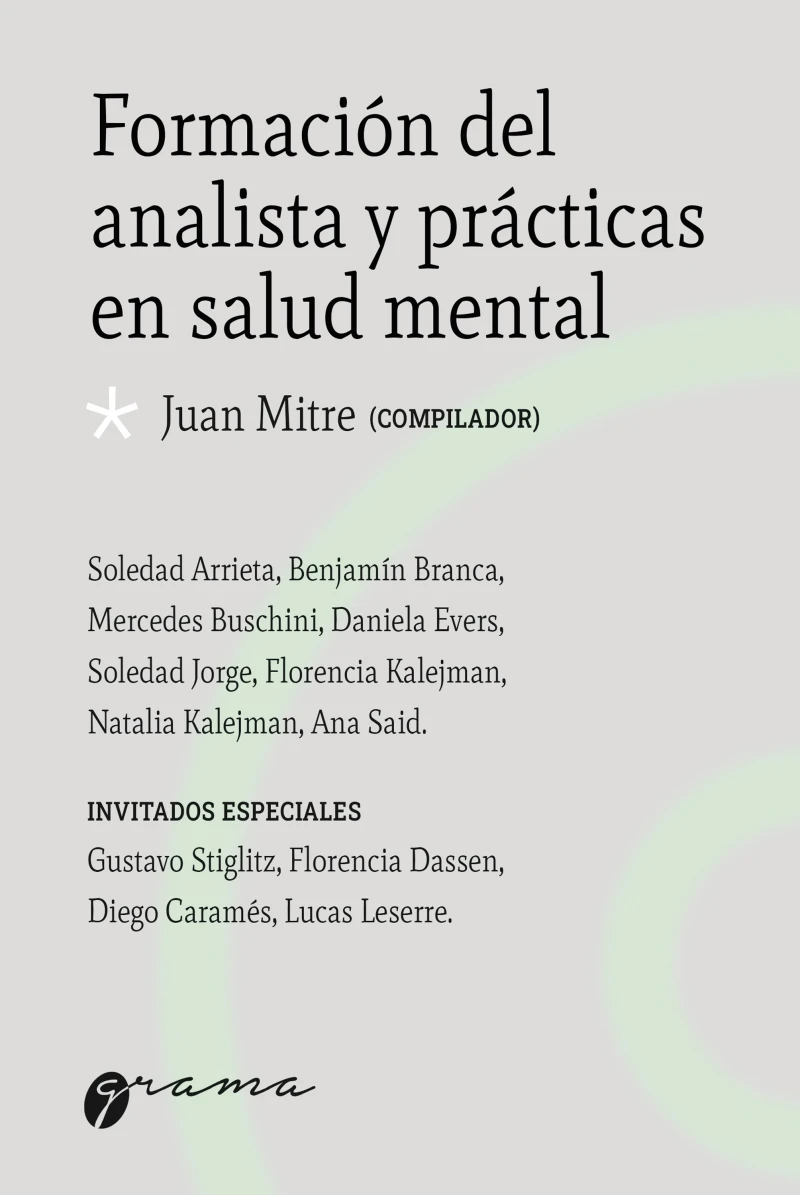 Portada: Formación del analista y prácticas en salud mental