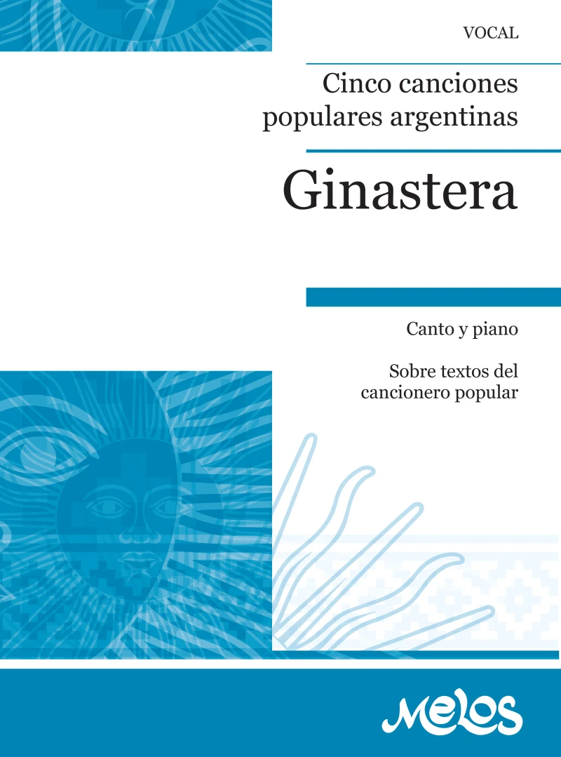 Portada: Ginastera. Cinco canciones populares argentinas