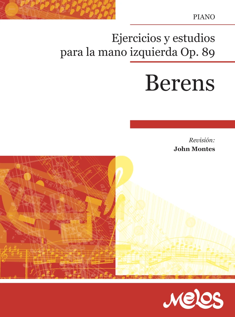 Portada: Berens. Ejercicios y estudios para la mano izquierda, Op. 89