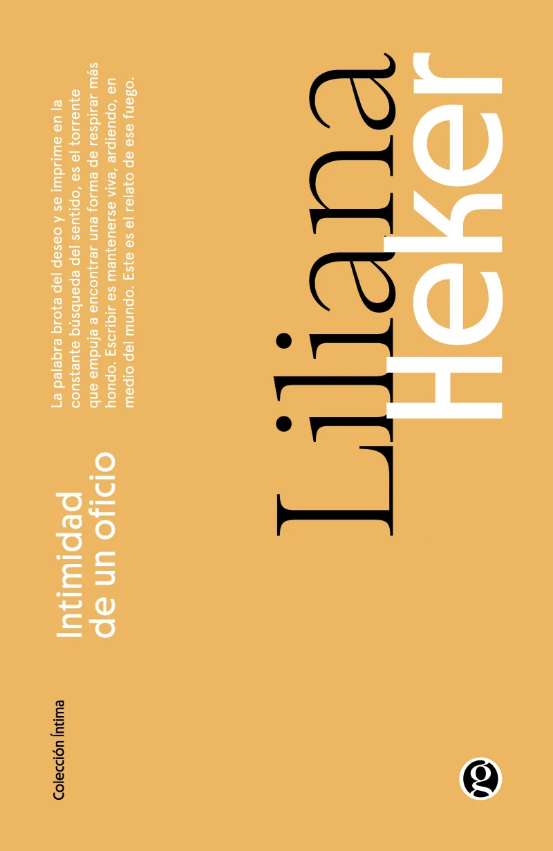 Portada: Intimidad de un oficio