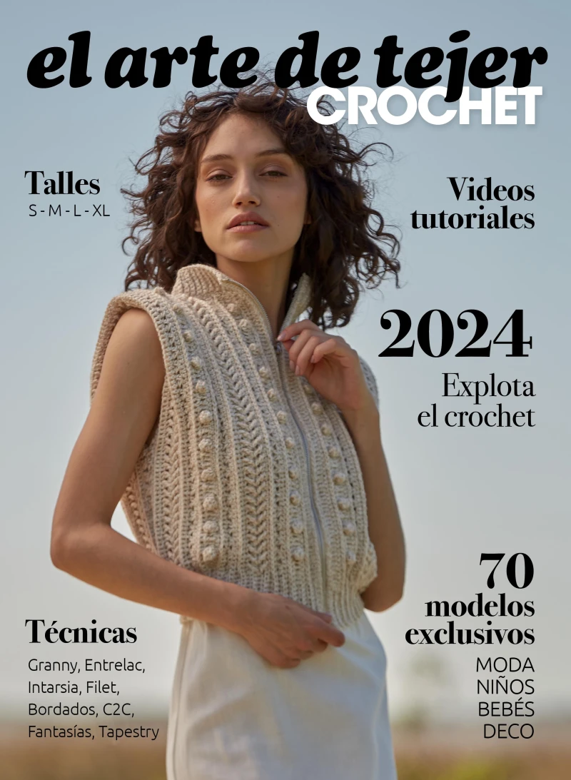 Portada: El Arte de tejer crochet 2024