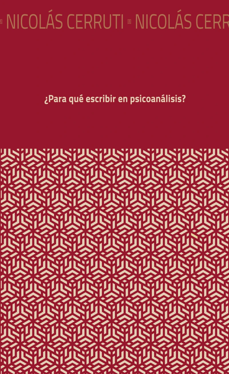 Portada: ¿Para qué escribir en psicoanálisis?