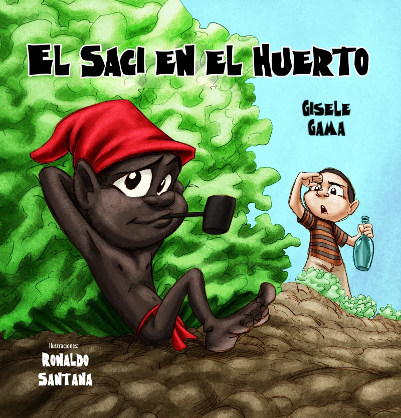 Portada: El saci en el huerto