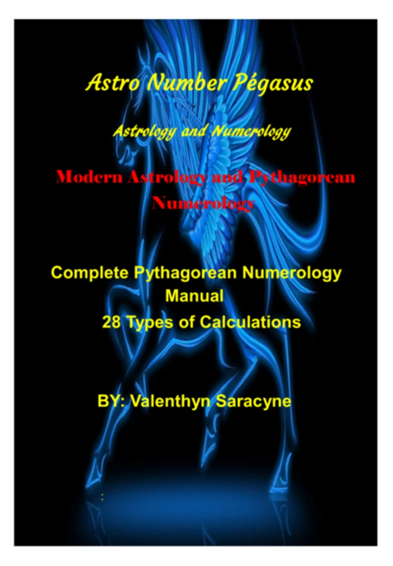 Portada: Manual De Numerologia Pitagórica Em Inglês