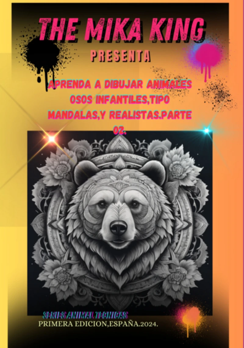 Portada: Aprende A Dibujar Animales Osos Infantilis,mandalas Realistas 2