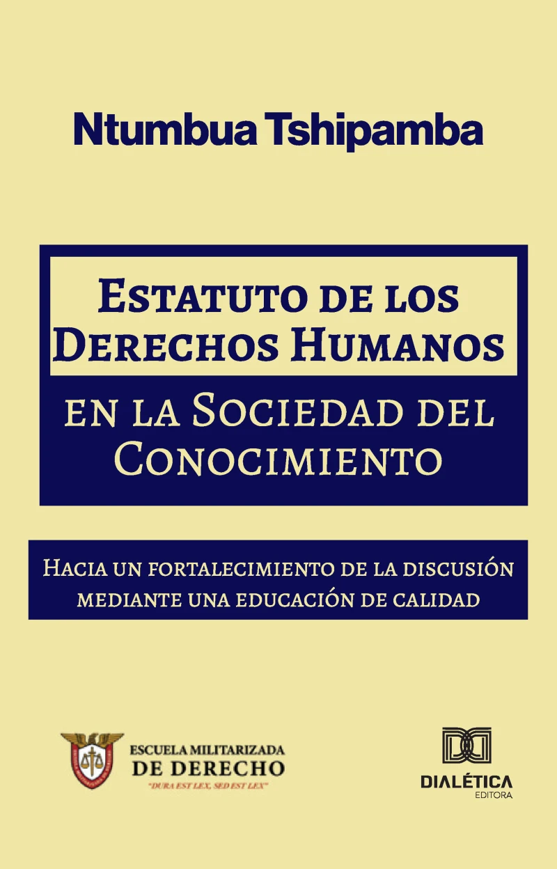 Portada: Estatuto de los Derechos Humanos en la Sociedad del Conocimiento