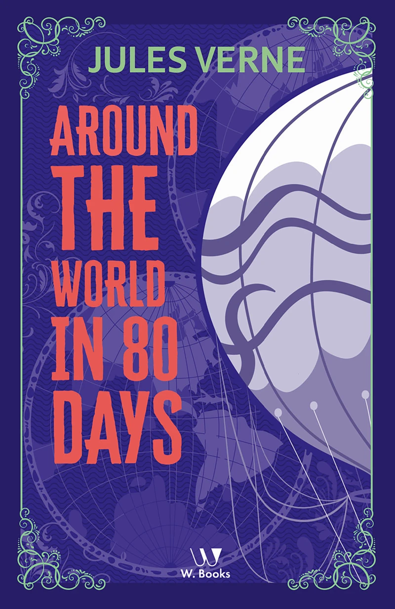 Portada: Around the World in Eighty Days