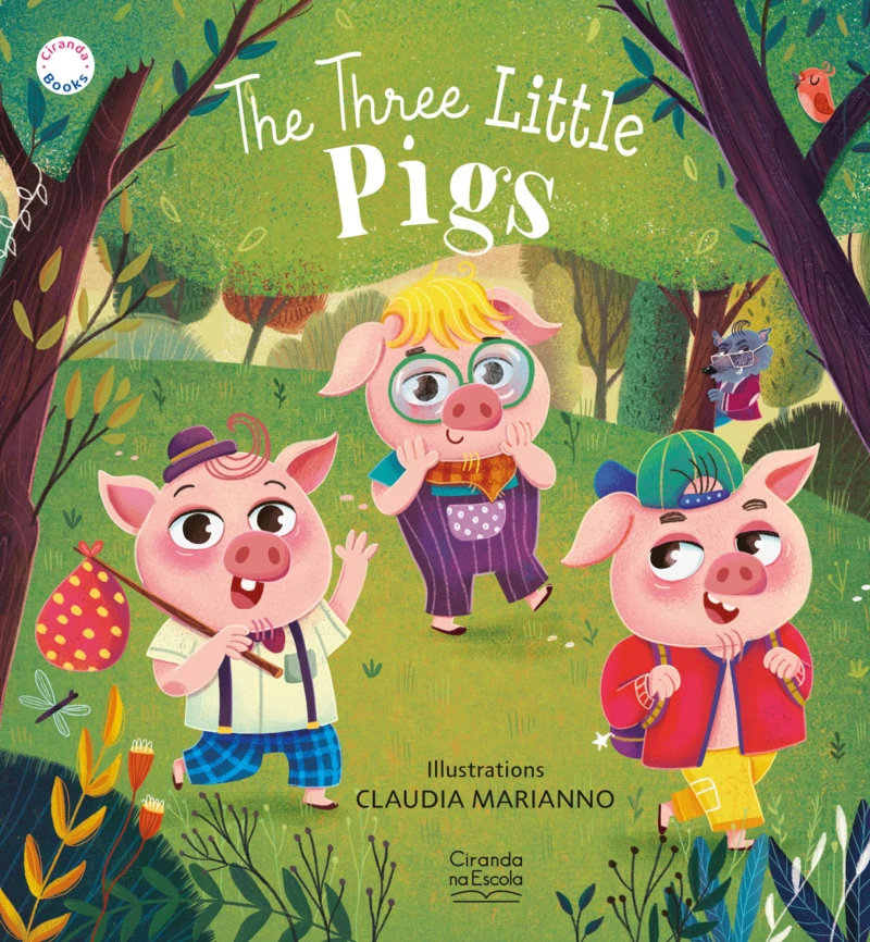 Portada: The three little pigs