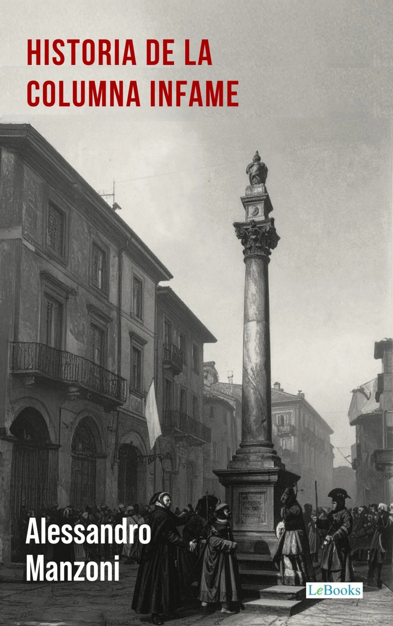 Portada: Historia de la Columna Infame - A. Manzoni