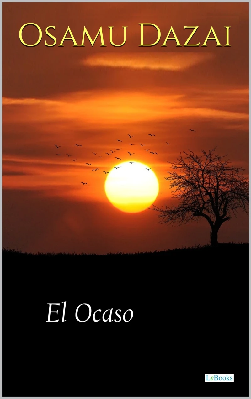Portada: El Ocaso - Osamu Dazai