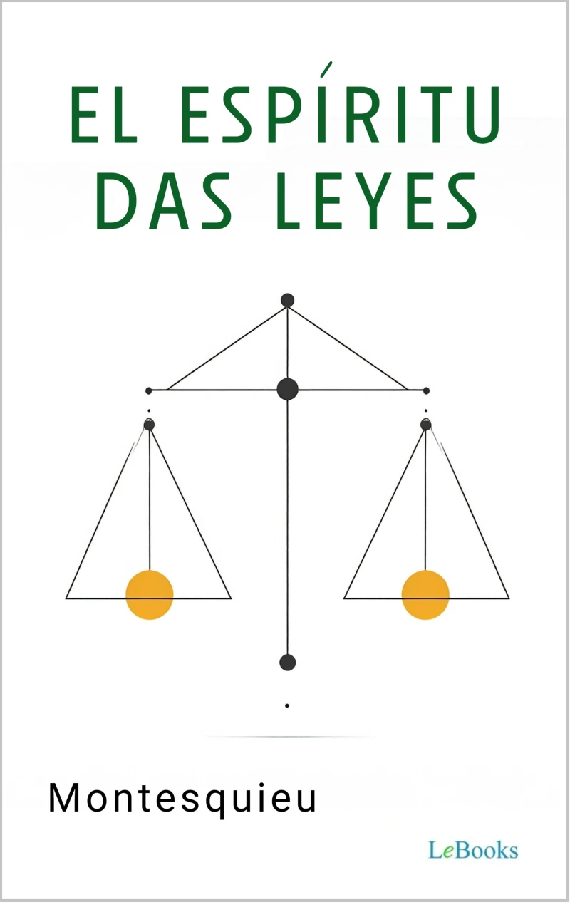 Portada: El Espíritu das Leyes - Montesquieu