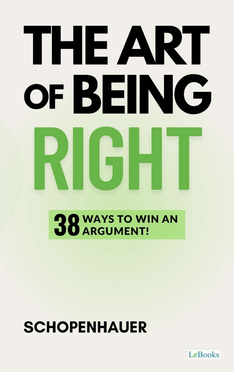 Portada: The Art of being right - Schopenhauer
