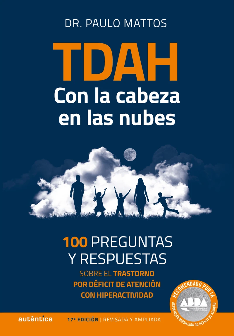 Portada: TDAH – Con la cabeza en las nubes: 100 preguntas y respuestas sobre el trastorno por déficit de atención con hiperactividad