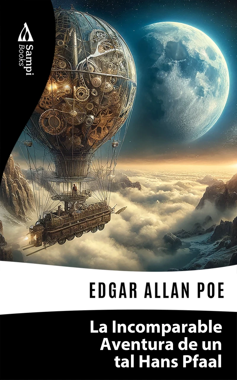 Portada: La Incomparable Aventura de un tal Hans Pfaal