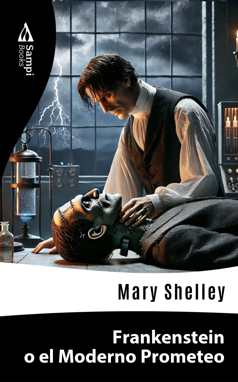 Portada: Frankenstein o el Moderno Prometeo