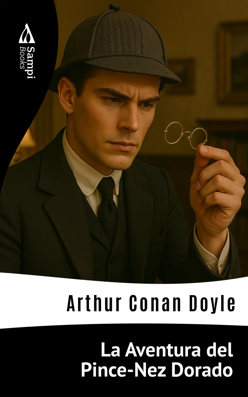 Portada: La Aventura del Pince-Nez Dorado