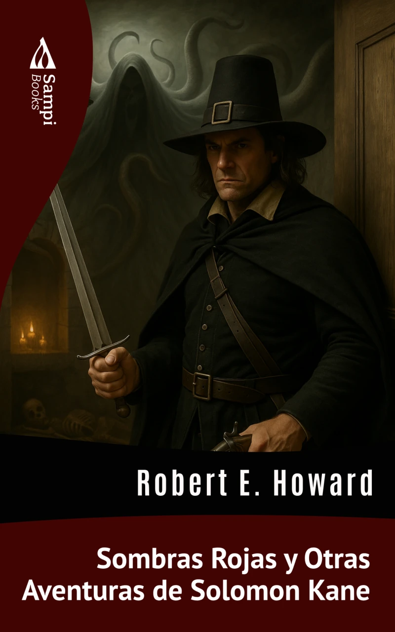 Portada: Sombras Rojas y Otras Aventuras de Solomon Kane