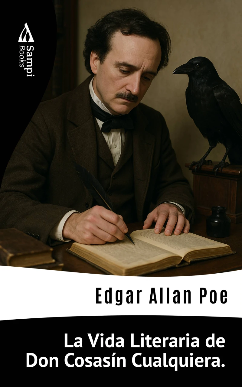 Portada: La Vida Literaria de Don Cosasín Cualquiera.