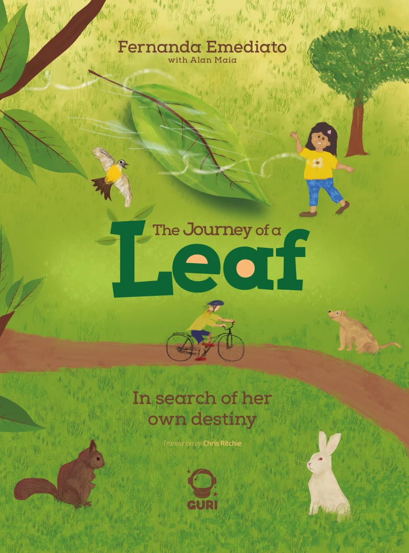 Portada: The journey of a leaf -  Accessible edition with image descriptions