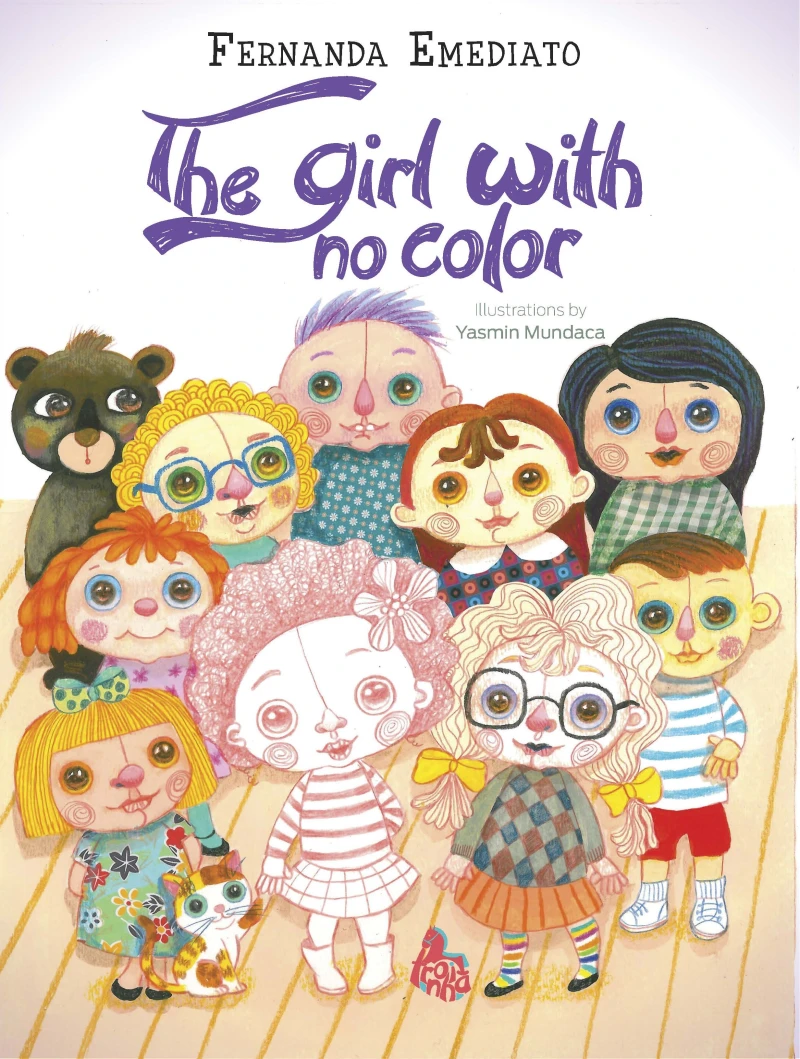 Portada: The Girl with no colour - Bilingue