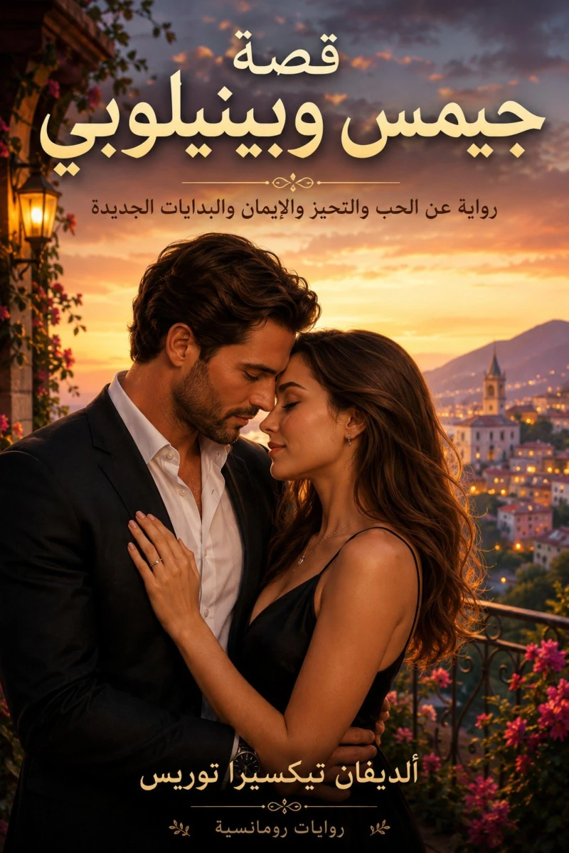 Portada: قصة جيمس وبينيلوبي