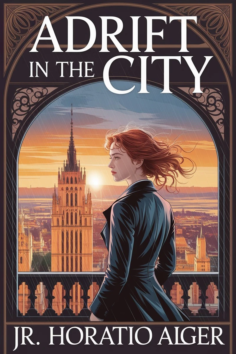 Portada: Adrift in the City; or, Oliver Conrad's Plucky Fight