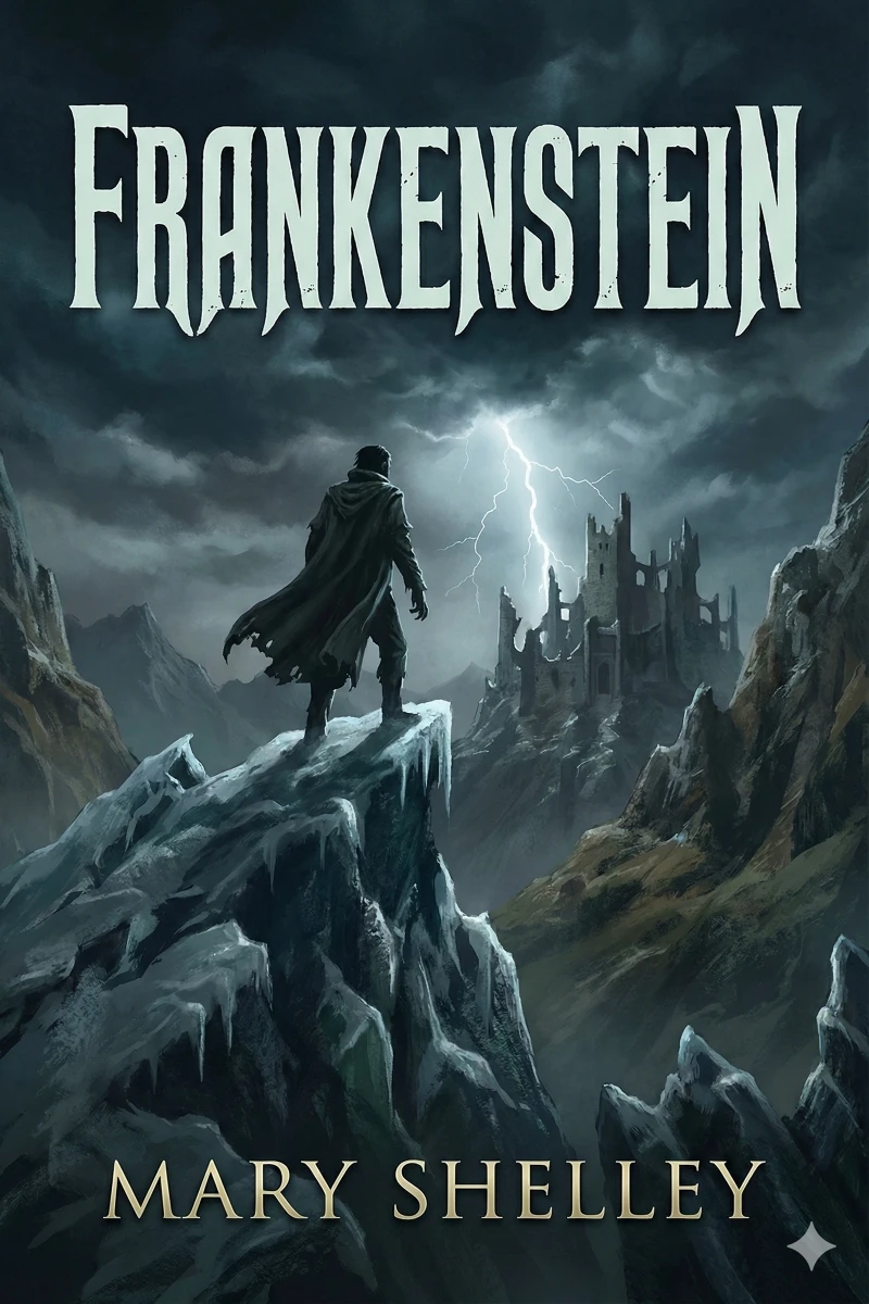 Portada: Frankenstein oder Der moderne Prometheus
