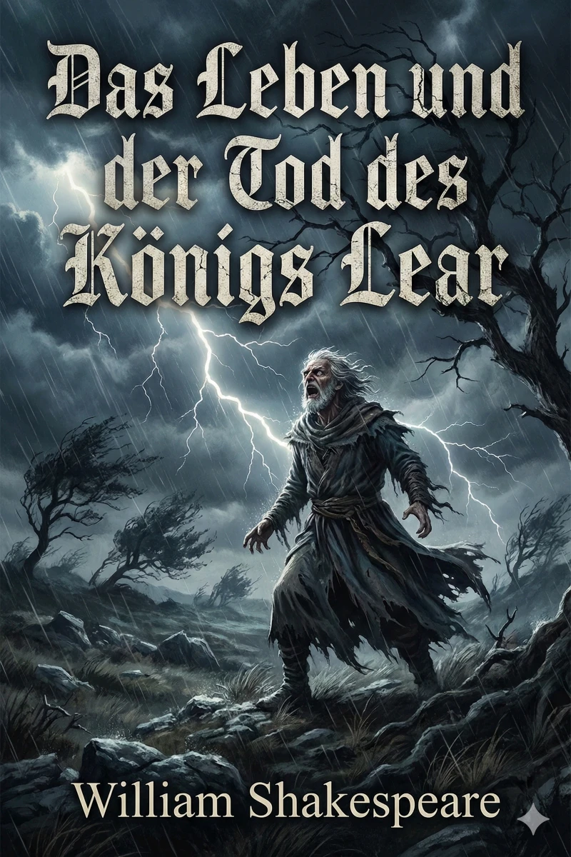 Portada: Das Leben und der Tod des Königs Lear