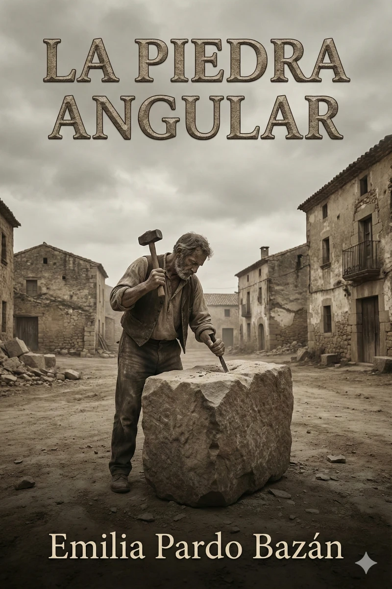 Portada: La piedra angular: novela