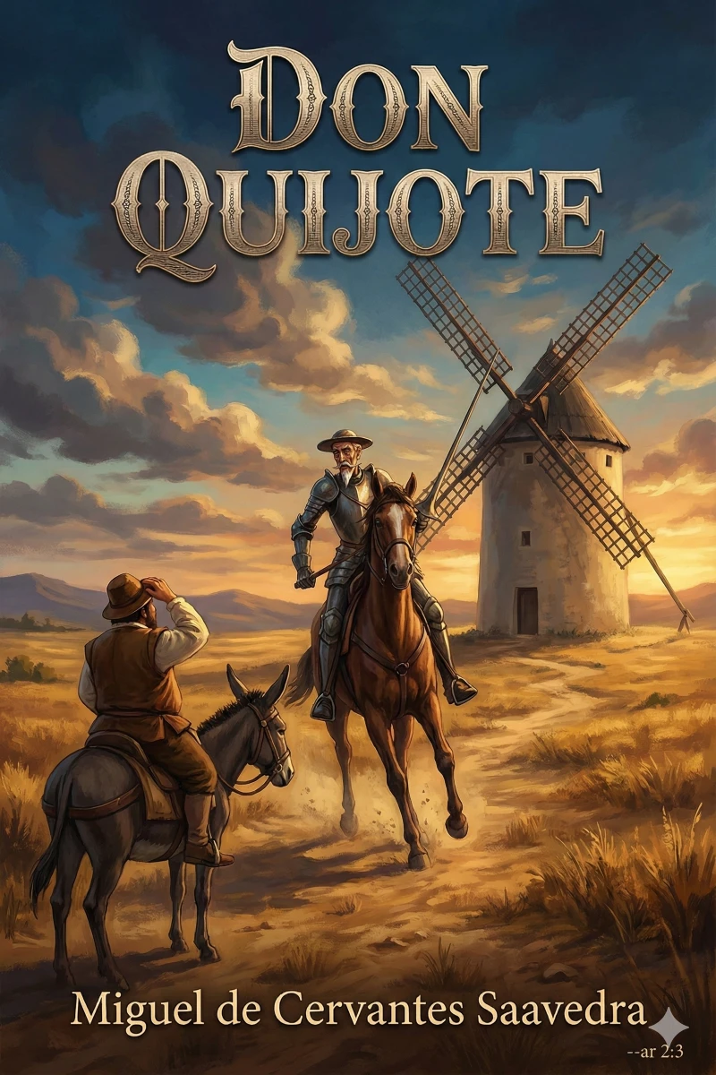 Portada: Don Quijote