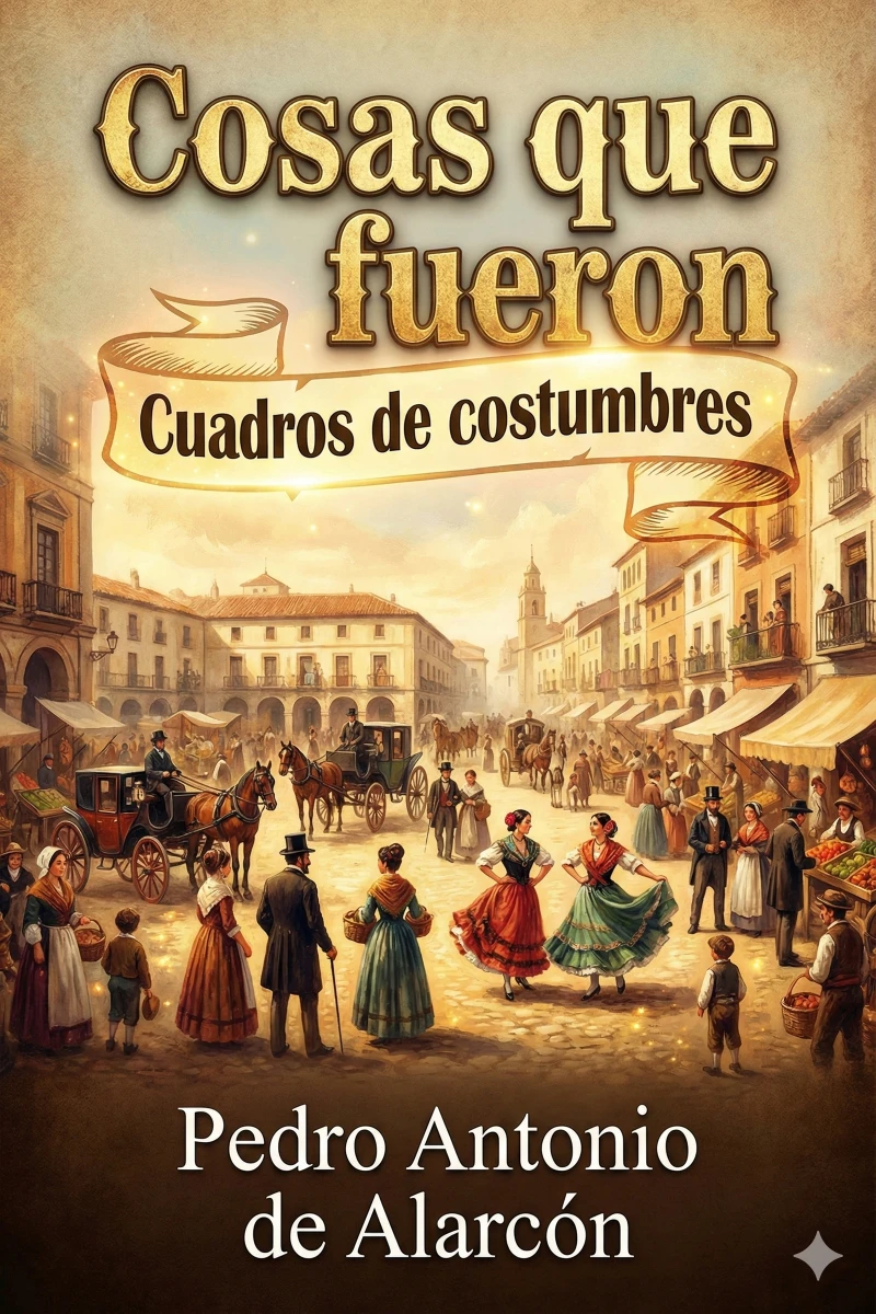 Portada: Cosas que fueron: Cuadros de costumbres