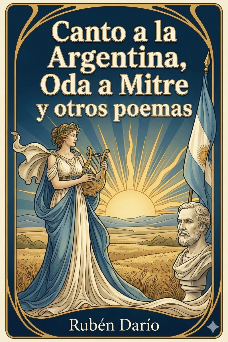 Portada: Canto a la Argentina, Oda a Mitre y otros poemas