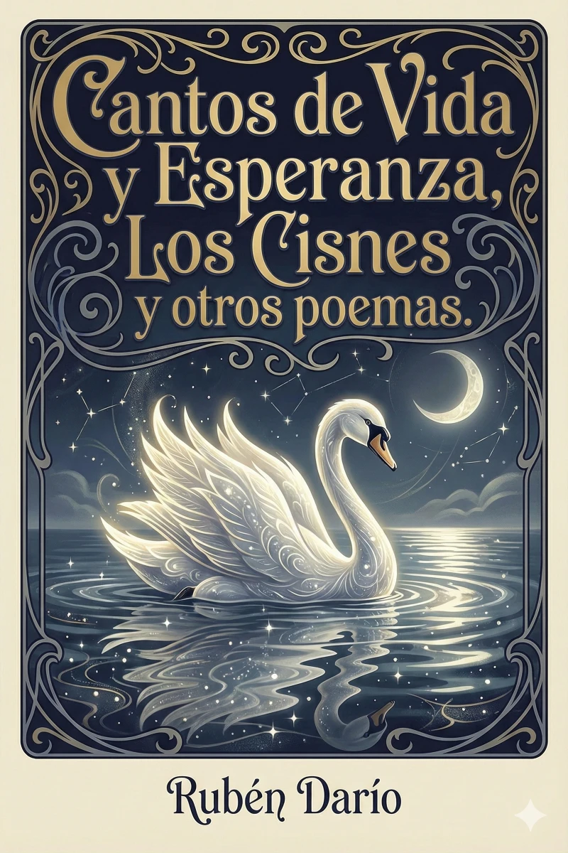 Portada: Cantos de Vida y Esperanza, Los Cisnes y otros poemas.