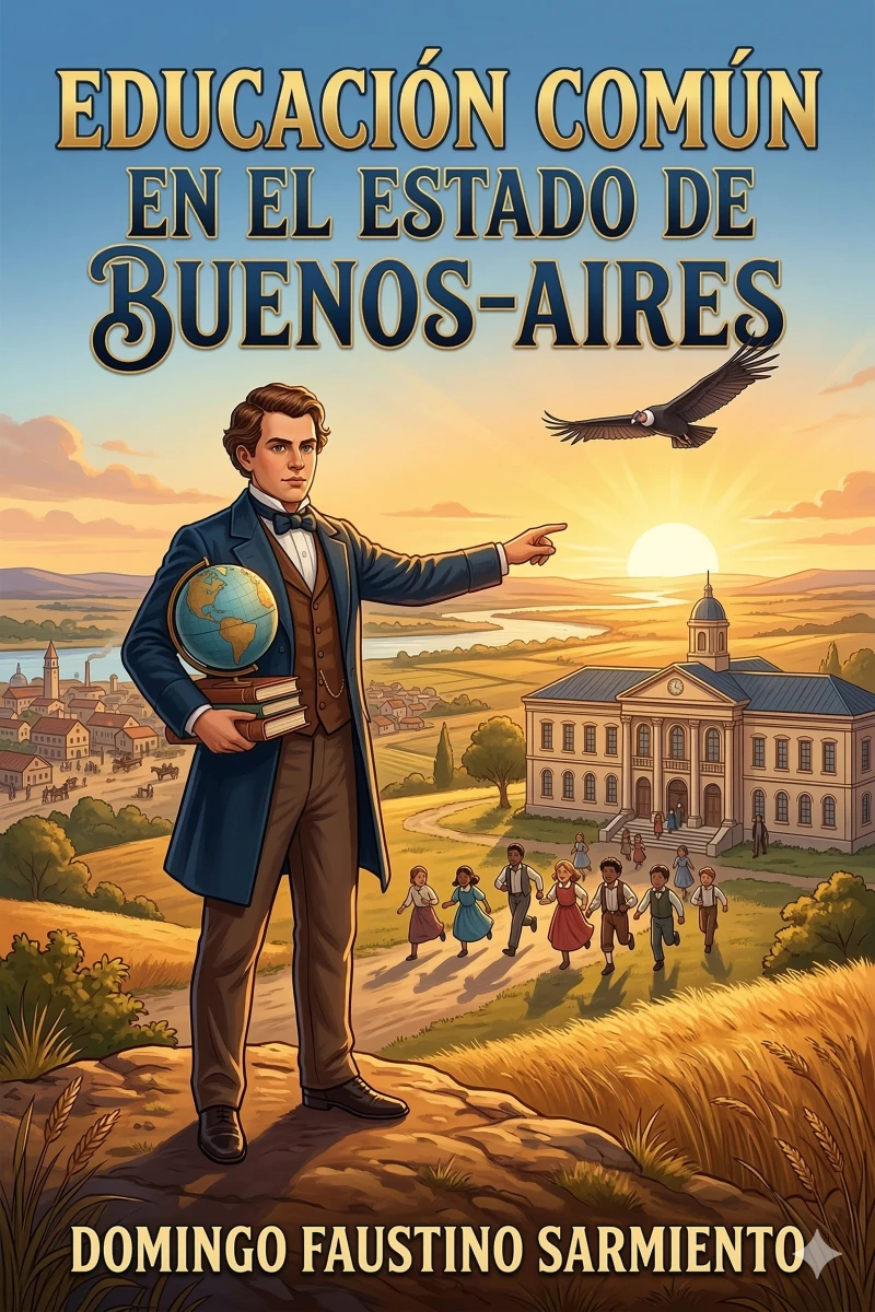Portada: Educación común en el Estado de Buenos-Aires