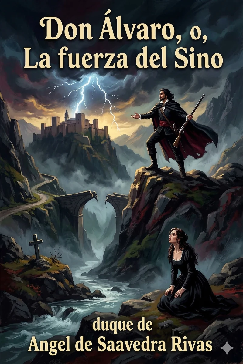 Portada: Don Álvaro, o, La fuerza del Sino
