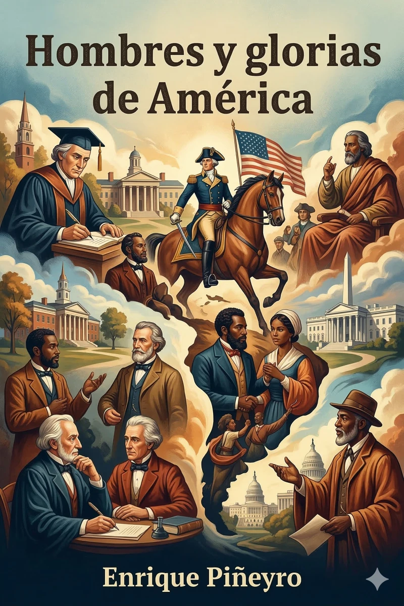 Portada: Hombres y glorias de América