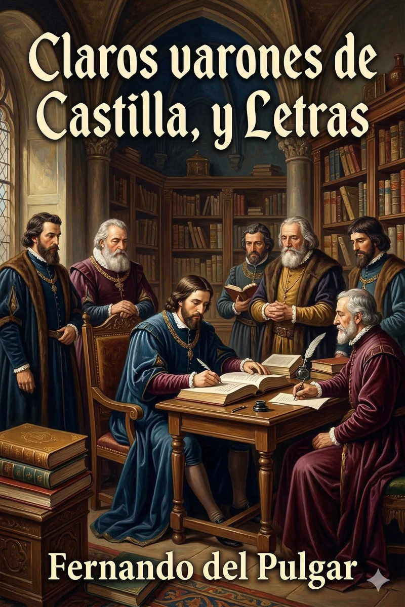 Portada: Claros varones de Castilla, y Letras