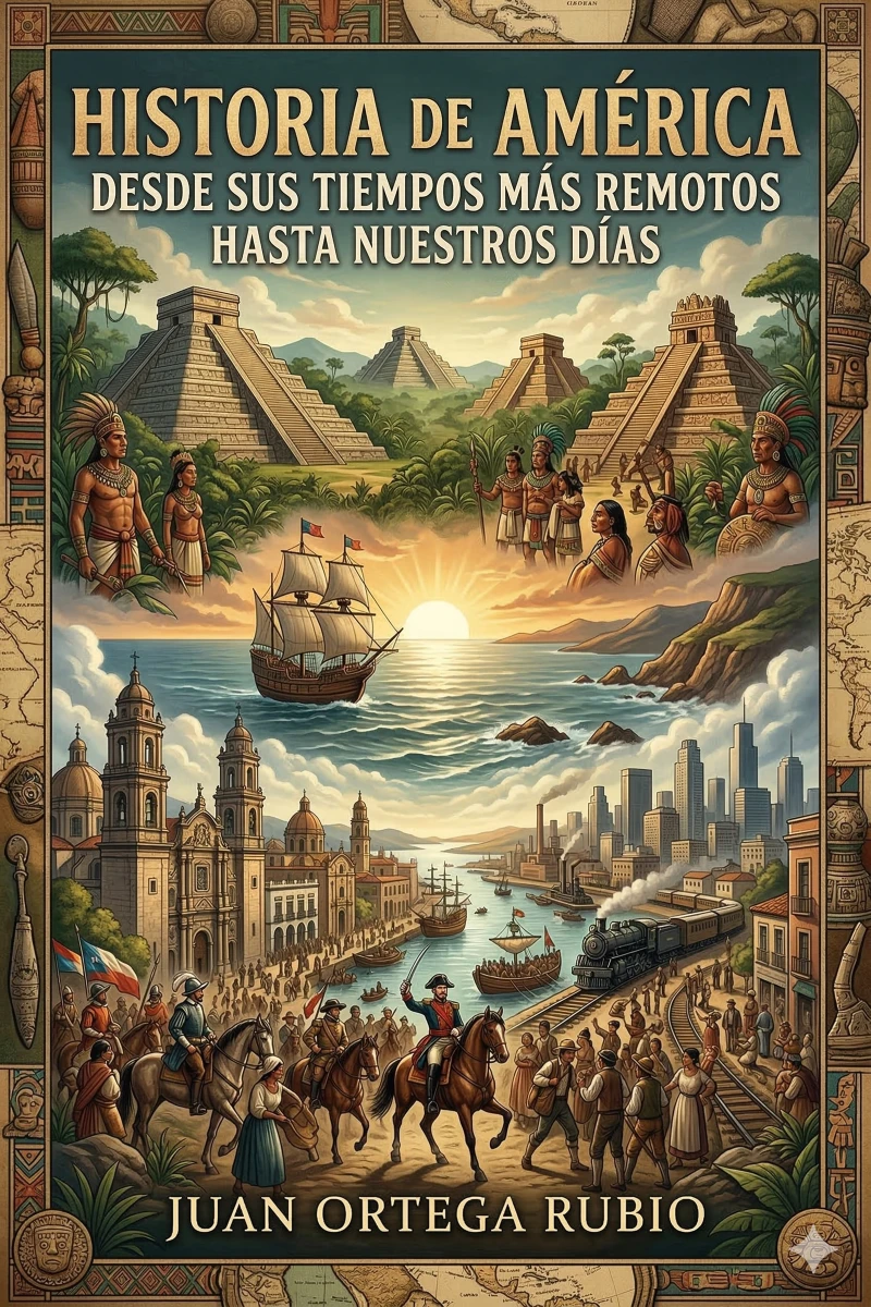 Portada: Historia de América desde sus tiempos más remotos hasta nuestros días